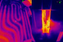 左图:地暖管线检测,右图:空调出风口检测 左图:地暖管线检测,右图:空调出风口检测